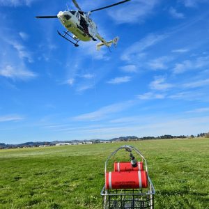 Crewman training with Phil (Gisborne Airport), Lachy